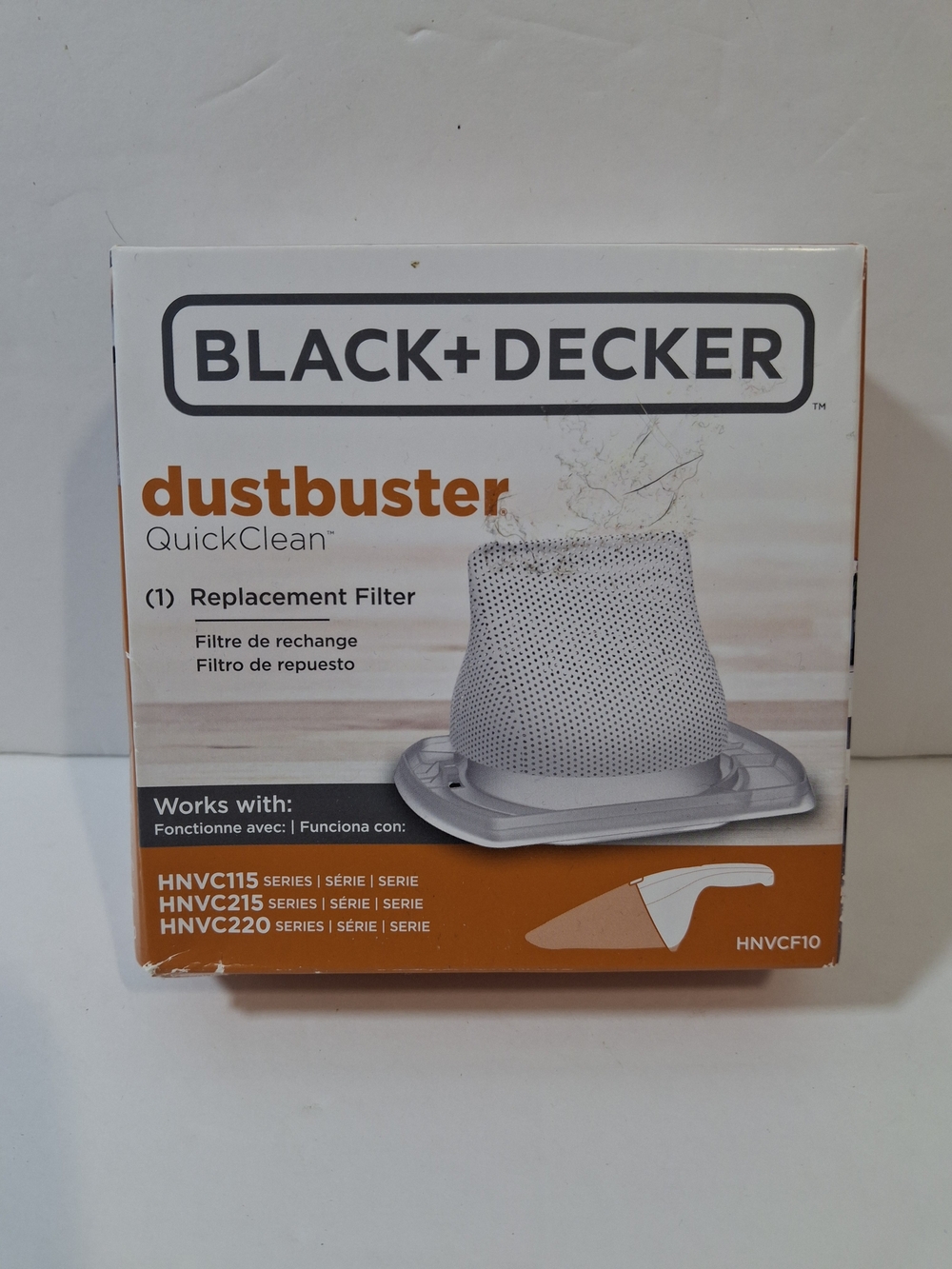 Black & Decker White  Replacement Filter Pack Fits HNVC 115, HNVC215 Or HNVC220